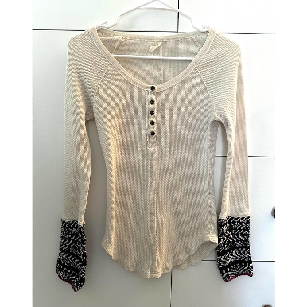 Free People Alpine Ski Lodge Cuffed Thermal